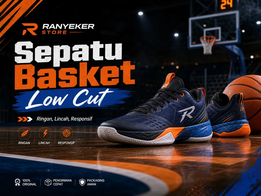 Sepatu basket low cut Ranyeker Store